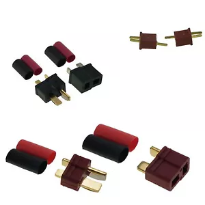 Deans, Mini Deans and Micro Deans Type T Plug RC Connectors UK Seller - Picture 1 of 8
