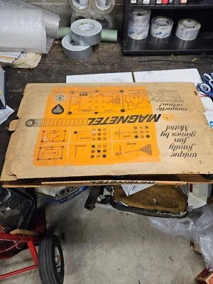 VTG 60s Toy Mattel Magnetel Table Top Magnetic Pool Billiards Skill Game 1961 - Image 1 of 4