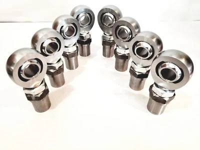 Kit de tapones hexagonales de 1 1/4" 4 eslabones sin espaciadores Junta Heim de 1,25" 4L+4R Foto 1 de 4