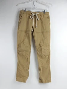 American Stitch Mens M Stretch Jogger Pants Drawstring Waist Zip & Strap Ankle  - Picture 1 of 10