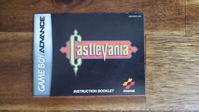 Classic NES Series: Castlevania Manual - Game Boy Advance - Loose