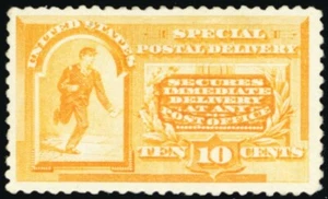 E3, Mint VF OG LH 10¢ Special Delivery Stamp Cat $300.00 - Stuart Katz - Picture 1 of 1