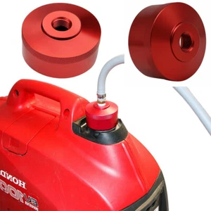 Tapa de gasolina de combustible de funcionamiento extendido roja para generador Honda EU2000i EU2200i línea NPT de 1/4" - Imagen 1 de 9