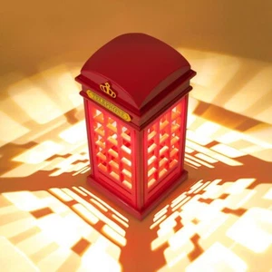 London Telefonzelle, Nachttischlampe, MECO Tischlampe, Dimmbare LED - Bild 1 von 7