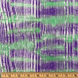 3 yds Westminster Cotton Quilting Fabric Marie Kelzer SEAFOREST Green Purple - Picture 1 of 3