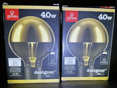40W G25 Design Bulb, PartNo 84649, by Globe Electric, Pack of 2 - Image 1 of 4