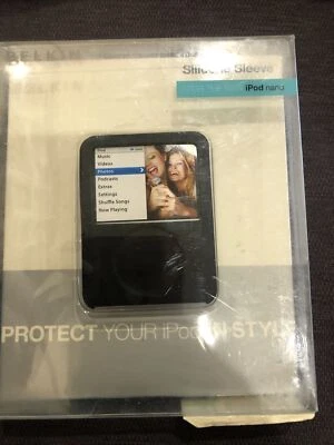 Belkin Silicone Sleeve For Ipod Nano F8Z213 Black - Image 1 of 4