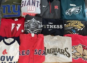 Lot (12) Vintage Sports Tees Reseller Lot Witness Lebron MLB NFL NCAA - Picture 1 of 20