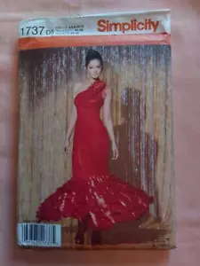Simplicity 1737 Misses' Tango Dress Costume Pattern Size 4-12 2012 - Picture 1 of 2