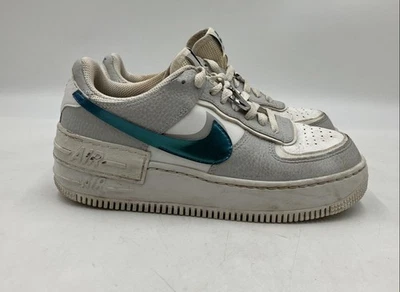 Nike Mujer Air Force 1 Bajo DR7856-100 Blanco Zapatillas con Cordones Zapatos Talla 7.5 Foto 1 de 4