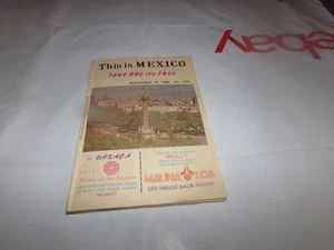 Vintage Mexico Travel Guide Archaeologic Wonder Restaurant Bull Fights 1984 - Picture 1 of 9