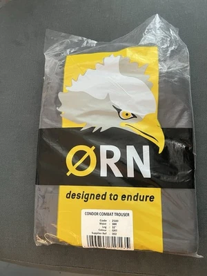 ORN Clothing Condor men’s grey Combat Work Trousers 2500 38R x 32leg