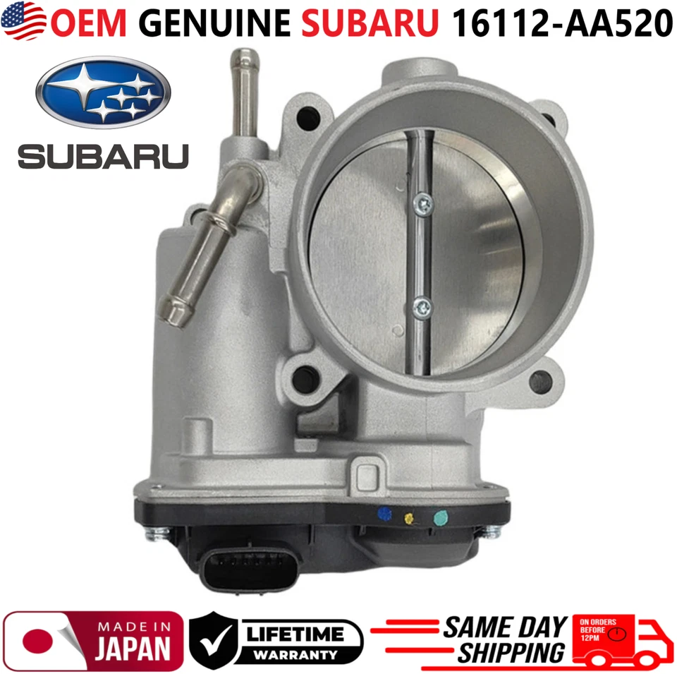 GENUINE SUBARU Throttle Body For 2019-2025 Subaru 2.5L H4 2.4L H4, 16112-AA520 - Image 1 of 4