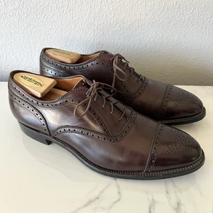 Oxford Alden Medallion Toe Talla 12.5 Marrón - Imagen 1 de 10