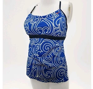 Nike Women's Size 12 Swimwear Tankini Removable Pads Wireless Adjustable(#B5 - Picture 1 of 6