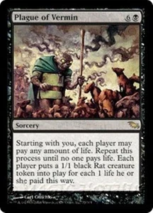 MTG - PLAGUE OF VERMIN - Shadowmoor (R) - Picture 1 of 1