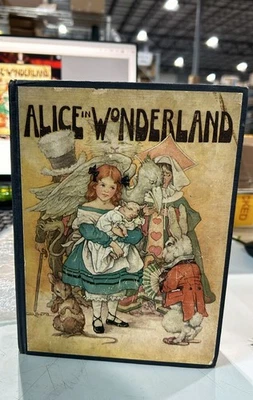 1910 ALICE IN WONDERLAND M. A. Donohue High Quality Tenniel Fantasy OVERSIZE VG Foto 1 de 3