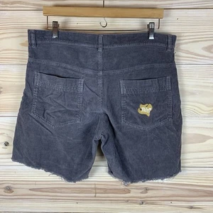Jungmaven Corduroy Cutoff Shorts Medium Baggy Skater Surfer USA Y2K Grunge - Picture 1 of 12