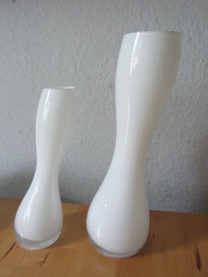 2 Leonardo Glas Vasen weiß - Bild 1 von 4