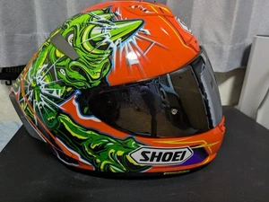 SHOEI X-Fourteen POWER RUSH Full Face XL:61-62cm Smoke Shield From Japan - Picture 1 of 6