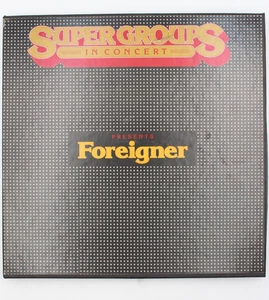 Super Groups In Concert Foreigner 3LP Promo Radio Station Box Set VG+ - Picture 1 of 8