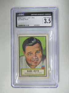 1952 Topps Look ‘N See Babe Ruth #15 CGC 3.5 - Picture 1 of 3