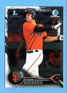 2016 Bowman Chrome Prospects #BCP240 Jonah Arenado San Francisco Giants - Picture 1 of 1