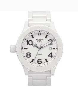 Nixon Ceramic 42-20 Lefty Automatic White Dial Men's Watch A1481126 - Picture 1 of 8
