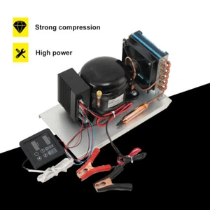 Kompressor Kondensator Auto Kühlschrank Solar Gefrierschrank DC12-24V 2000-3500RPM BD25HC - Bild 1 von 11
