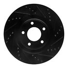 For Ford Edge 07-14 Brake Rotor eLINE Drilled & Slotted 1-Piece Front Passenger Ford Edge