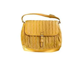 Cole Haan Leder hellbraun große Schultertasche Taschen bestickt - Bild 1 von 11