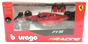 Bburago 1/43 Formula Racing. Ferrari F1-75 #55 - 2022 Carlos Sainz (18-36832S1) - Picture 1 of 3