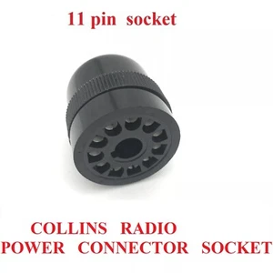 power plug 11 pin connector socket Collins KWM-2 KWM-2A 32S1 32S2 32S3 PM-2 516F - Picture 1 of 4