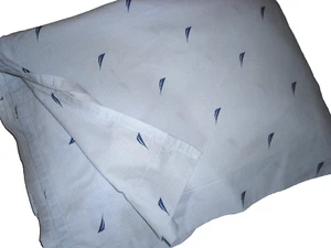 NAUTICA set sail SAILBOATS BLUE (1) KING/CALIFORNIA KING FLAT SHEET 103 X 100 - Picture 1 of 5