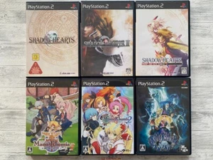 SONY PS2 Shadow Hearts 1 2 From The New World & Mana Khemia 1 2 & Grim Grimoire - Picture 1 of 18
