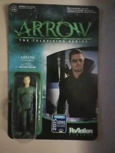 ARROW Unmasked Funko ReAction Collectible Action Figure 2015 Summer Convention - Picture 1 of 2
