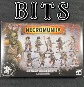BITS ASH WASTE NOMADS WAR PARTY PANDILLA NECROMUNDA UNDERHIVE BITZ CHAOS CULTIST 40K - Imagen 1 de 35