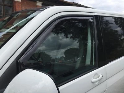 Original ClimAir Windabweiser Regenabweiser schwarz für VW T5 T6 3277D mit ABE - Bild 1 von 4