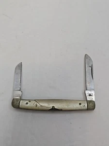 Sabre Mother of Pearl Pocket Knife Vintage 2.75 inches 2 Blades Japan - Picture 1 of 8