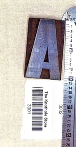 Vintage Holz Typ Buchdruck Druckblock 2 Zoll 12 Zeilen -A - Bild 1 von 1