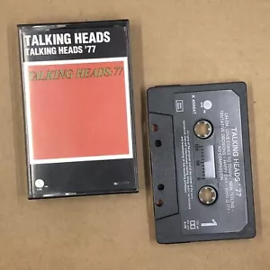 TALKING HEADS 77 Cassette Tape 70s New Wave PSYCHO KILLER UK RELEASE DAVID BYRNE - Picture 1 of 6