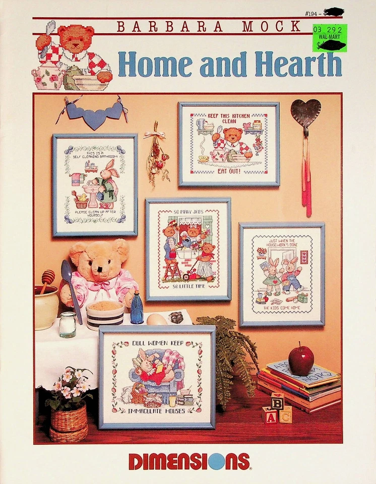 Home & Hearth Children Bears Cross Stitch Patterns By Dimensions - Image 1 of 3