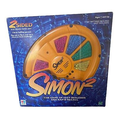 2000 milton bradley simon 2 Double Sided Complete With Instruction Book.