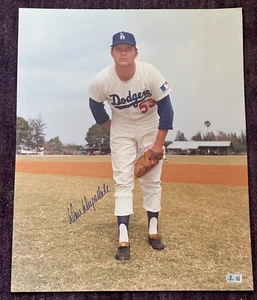 DON DRYSDALE Signed Los Angeles DODGERS 16x20 PHOTO Beckett (BAS) - Picture 1 of 6