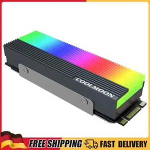COOLMOON CM-M2A ARGB SSD Kühlkörper Kühler M.2 2280 Solid State Festplattenkühle - Bild 1 von 5