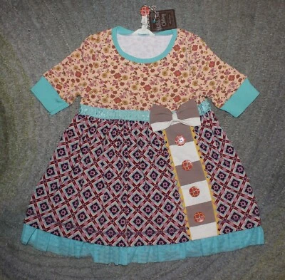 Matilda Jane (Once Upon A Time) Little Cartwheels Tunic Top - Size 8 - NWT - Image 1 of 4