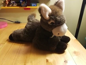 Peluche de burro de 14 pulgadas vintage 1985 hecho en Corea por AMC USADO EN EXCELENTE ESTADO - Imagen 1 de 14