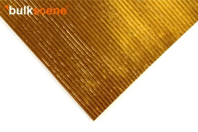 BULKSCENE - RUSTY WEATHERED 2.5mm CORRUGATED METAL SHEETING FOR OO/HO MODELLING