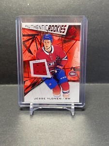 Jesse Ylonen 2021-22 SP Game Used Authentic Rookies Red Patch Canadians #171