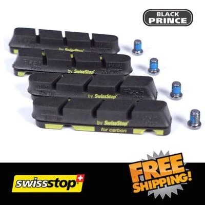 SwissStop FlashPro Black Prince - Carbon Brake Pads - For Shimano/Sram 4pads - Image 1 of 3